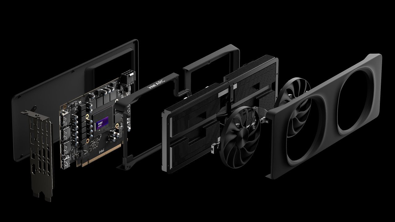 [03/12/2024] Intel Arc B580 Limited Edition Explosionsgrafik