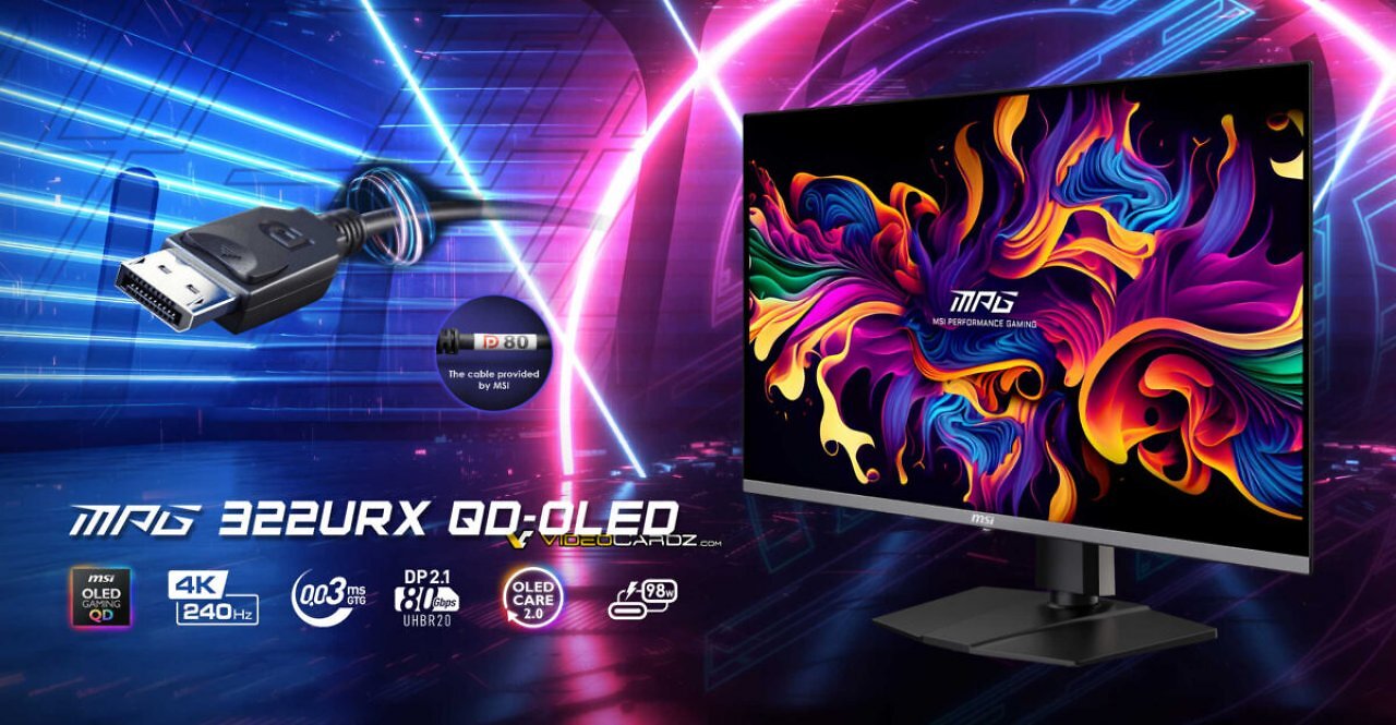 [17/12/2024] Gaming-Monitor: MSI mit UHBR20 für verlustfreies 4K/UHD bei 240 Hz (1)