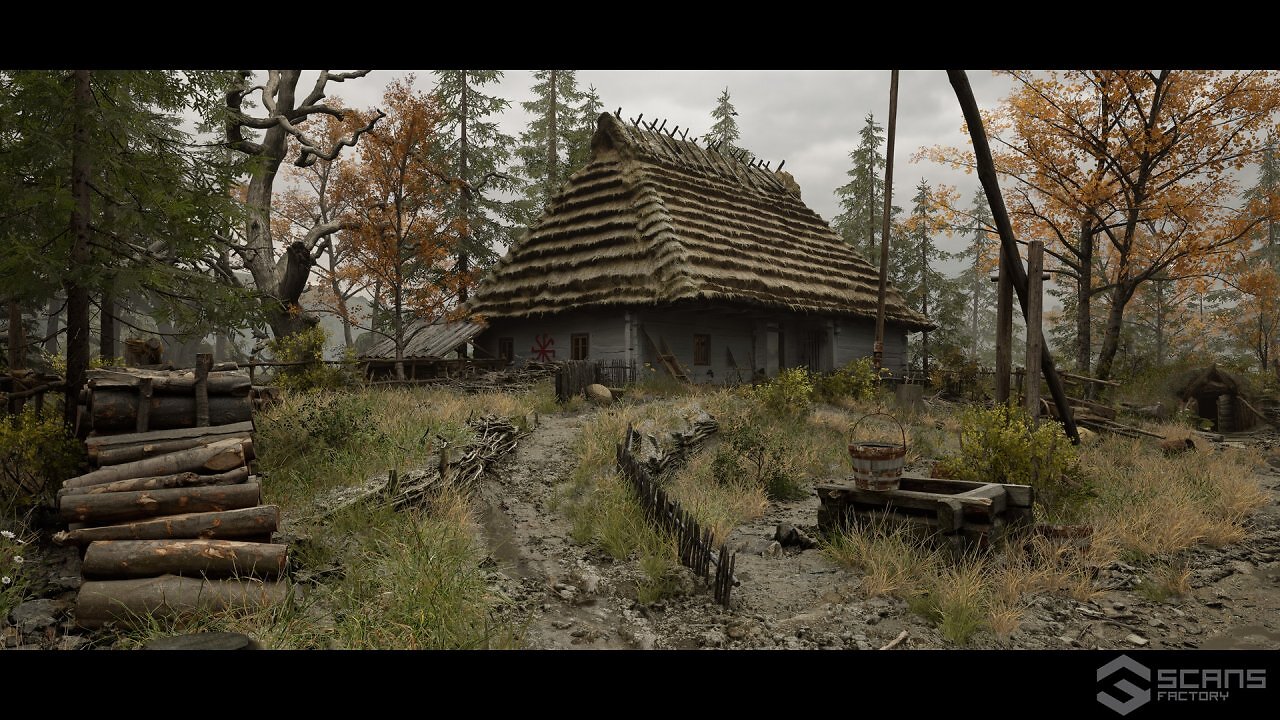 [05/12/2024] Medieval Village - Slavic Huts Environment (2)