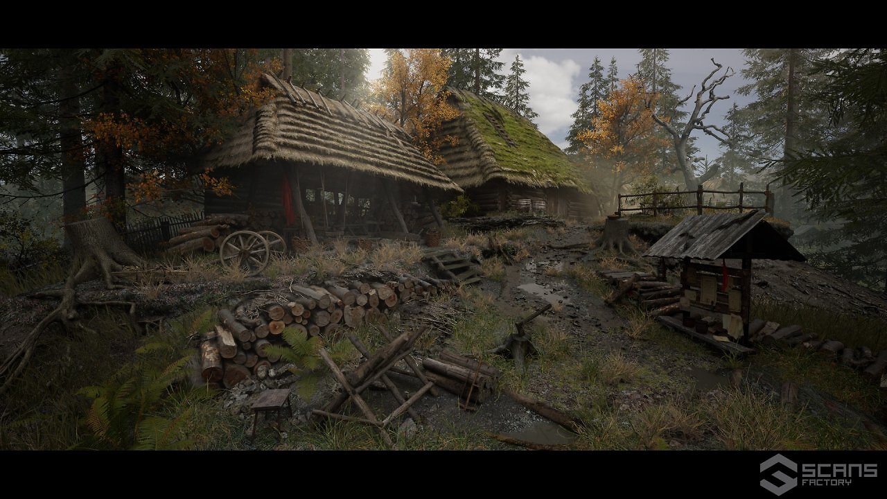 [05/12/2024] Medieval Village - Slavic Huts Environment (7)