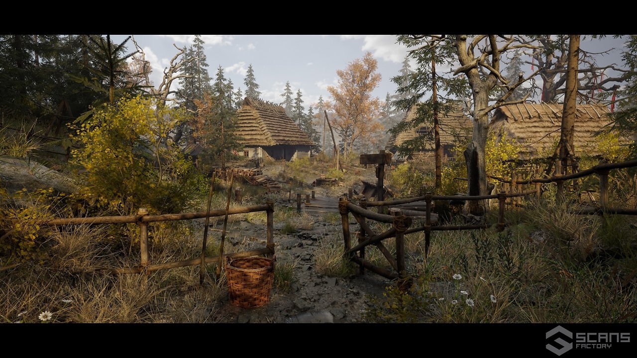 [05/12/2024] Medieval Village - Slavic Huts Environment (11)