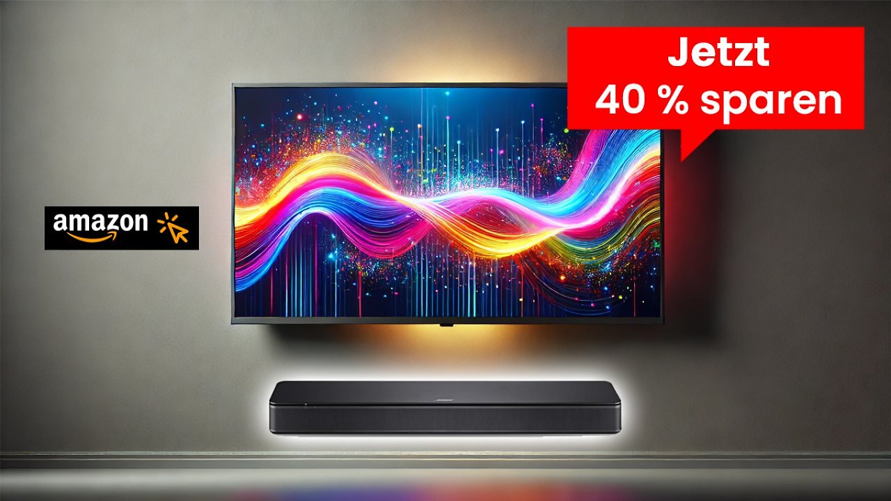 [17/12/2024] Bose TV Speaker – kompakte Soundbar mit Bluetooth-Verbindung, Black Amazon Angebot