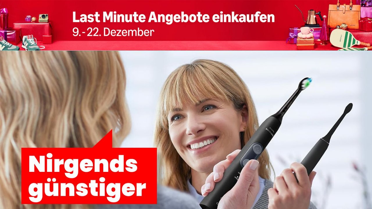 Philips Sonicare mit 40% Rabatt: Elektrische Schallzahnbürste schon 30.000 Mal bestellt