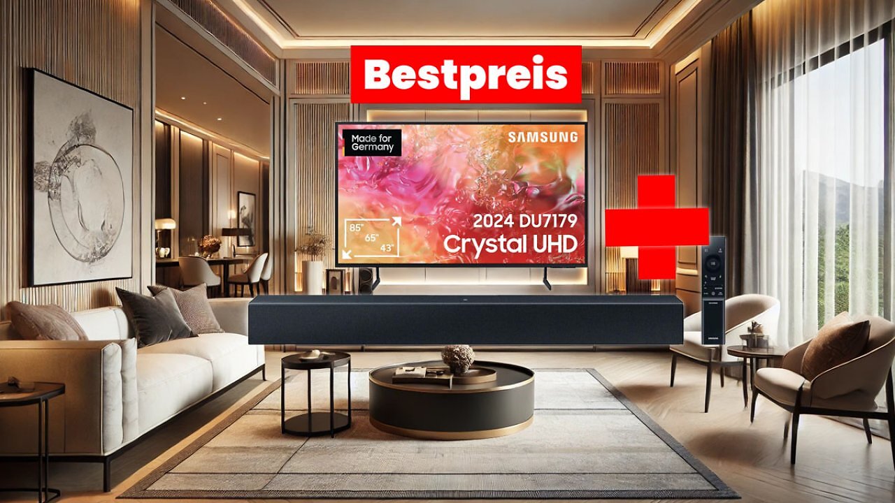 [06/12/2024] Samsung Crystal UHD TV und Soundbar Deal 12 2024