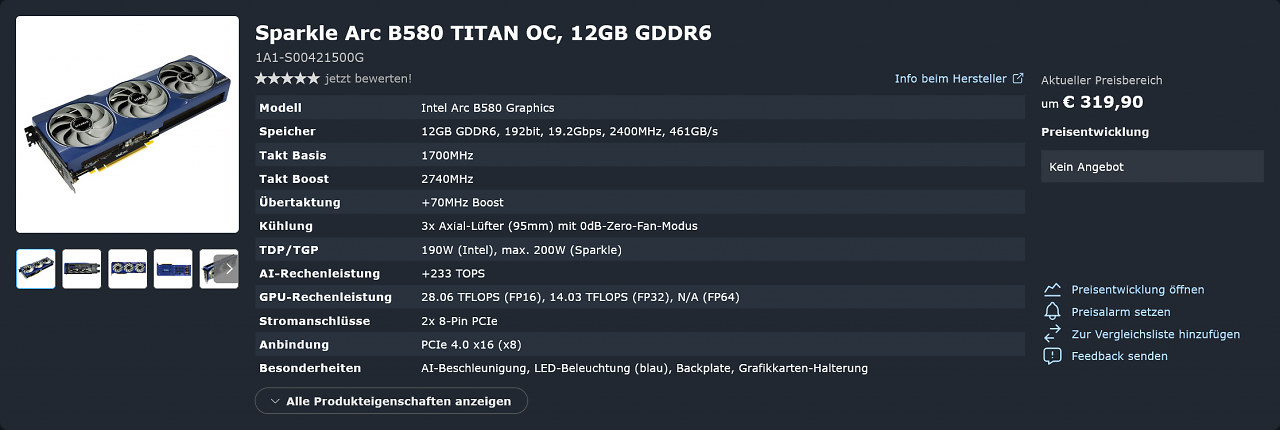 [04/12/2024] Sparkle Arc B580 Titan OC (3)