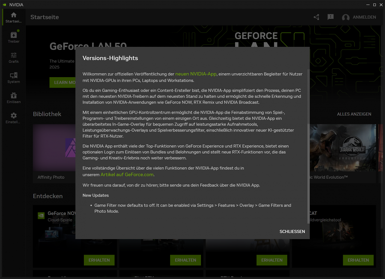 [24/12/2024] Nvidia-App