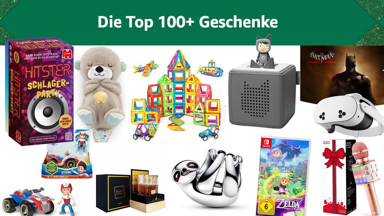 Deal: Was soll man schenken? Wir zeigen die Top 100 der beliebtesten Weihnachtsgeschenke bei Amazon