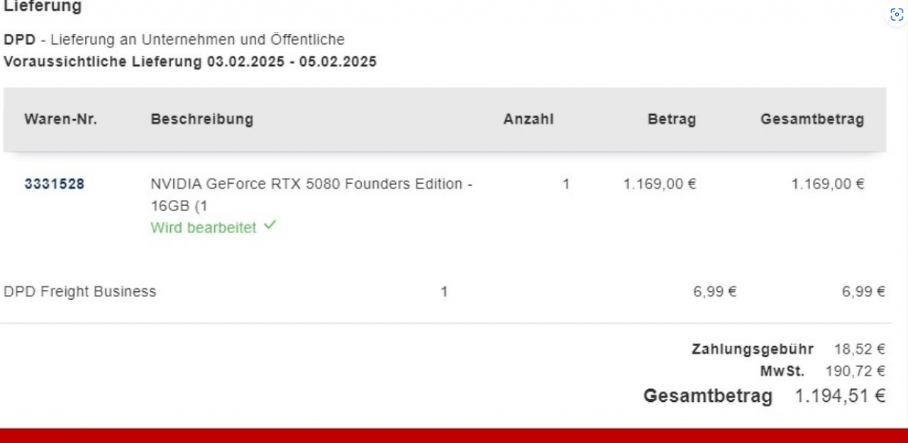 [31/01/2025] 5080