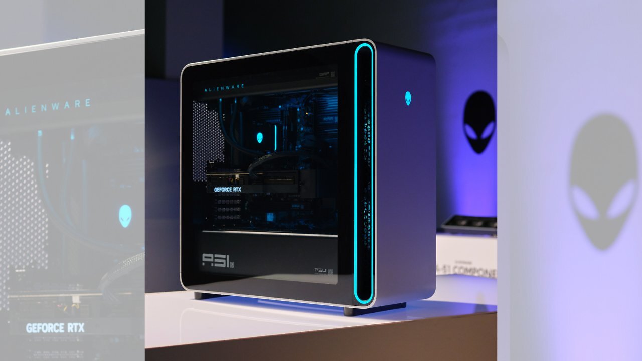 [08/01/2025] Der Alienware Area-51 bringt bis zu 34,5 Kilogramm auf die Waage - verspricht dafür aber auch die neuesten Komponenten und verbesserte Kühlung.
