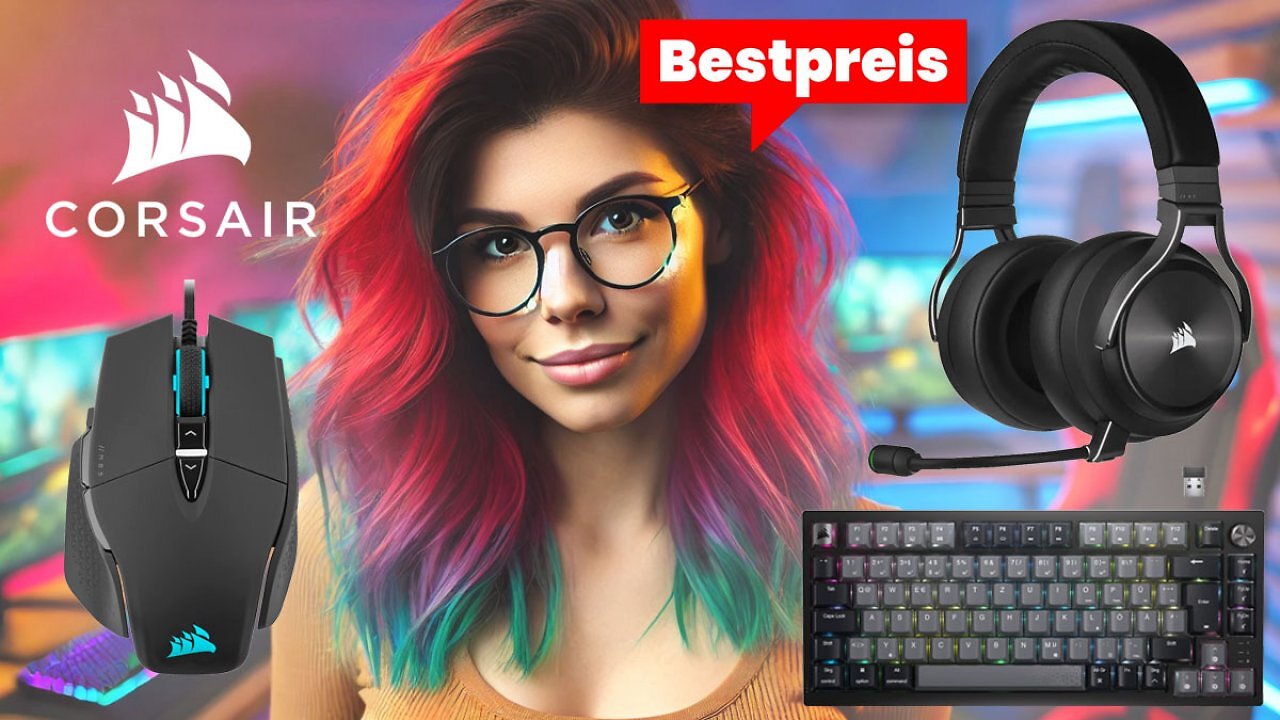 Amazon haut Corsair raus: Gaming-Tastaturen, Mäuse und Headsets im Sonderangebot - aber nur kurz