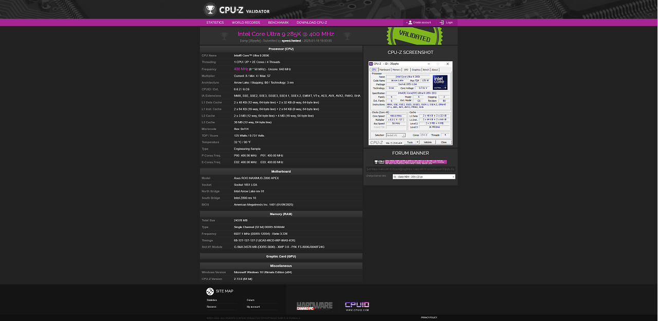 [21/01/2025] DDR5-12054