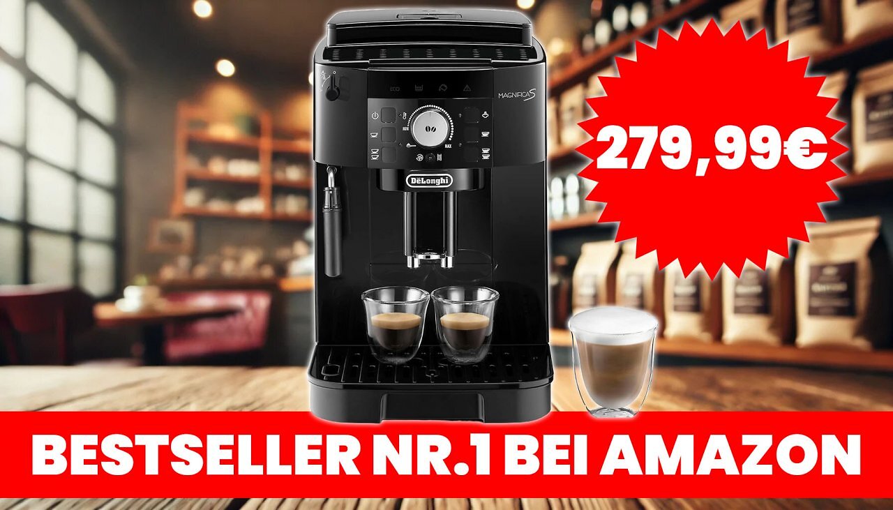 [07/01/2025] Philips & Siemens gehen leer aus: Amazon haut beliebtesten Kaffeevollautomaten für 279,99 Euro raus