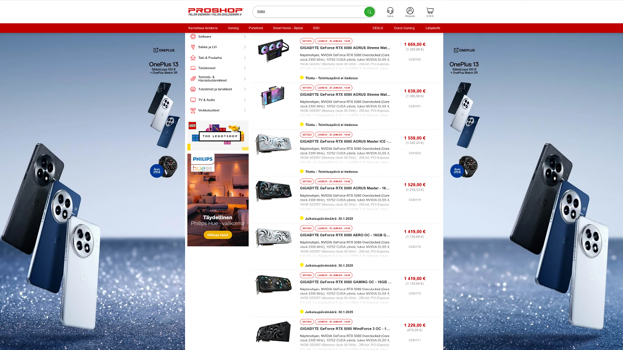 [13/01/2025] Proshop