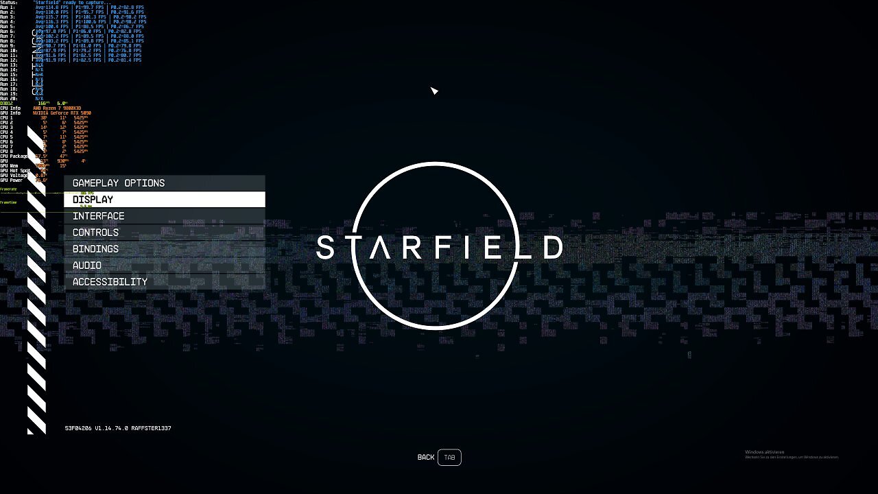 Starfield: Blackwell Graphics Corruption