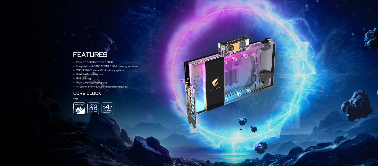 [08/01/2025] Gigabyte Geforce RTX 50 Series