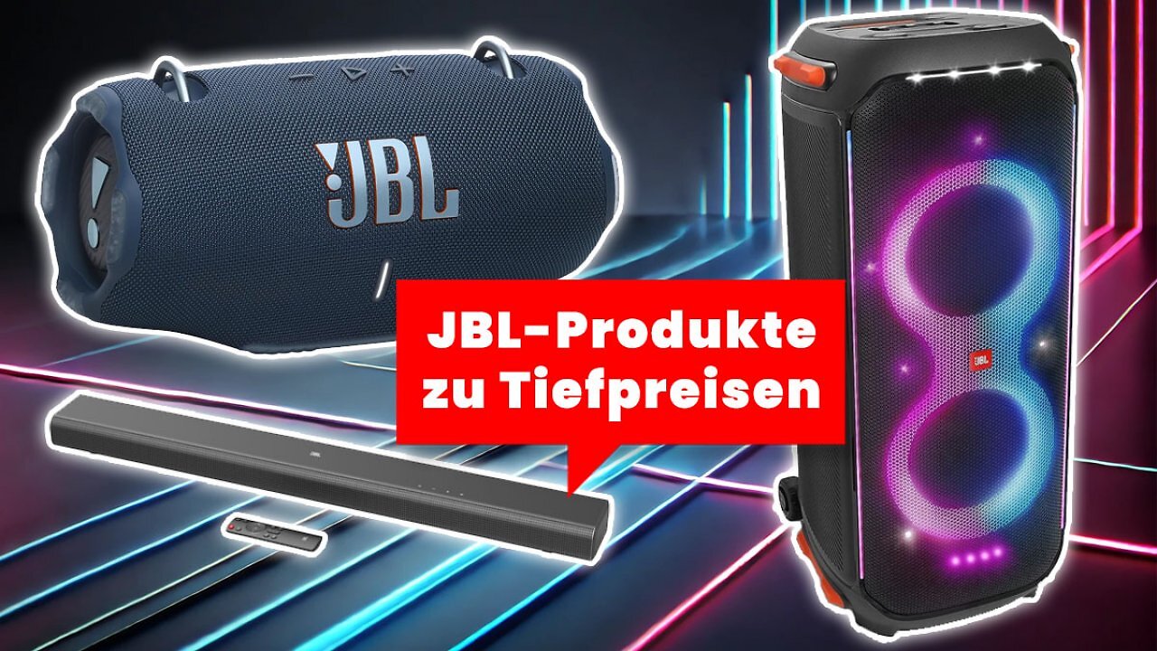 [03/01/2025] Soundbars und Bluetooth-Lautsprecher - mehrere Händler verscherbeln jetzt JBL