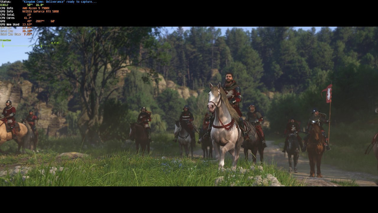 Nvidia-App - Smooth Motion in KCD 2 - Generierter Frame (4)