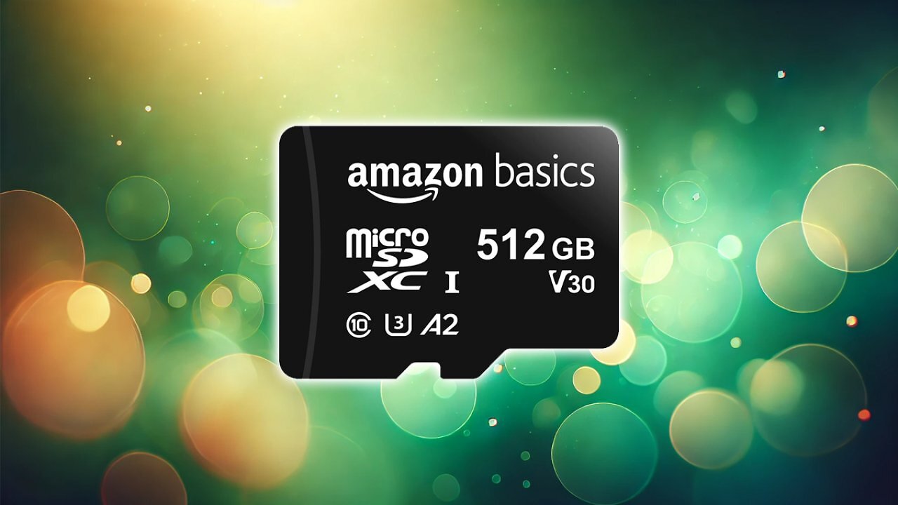 [29/01/2025] Amazon Basics MicroSDXC, 512 GB, mit SD Adapter, A2, U3, Lesegeschwindigkeit bis zu 100 MB/s, Schwarz Amazon Angebot