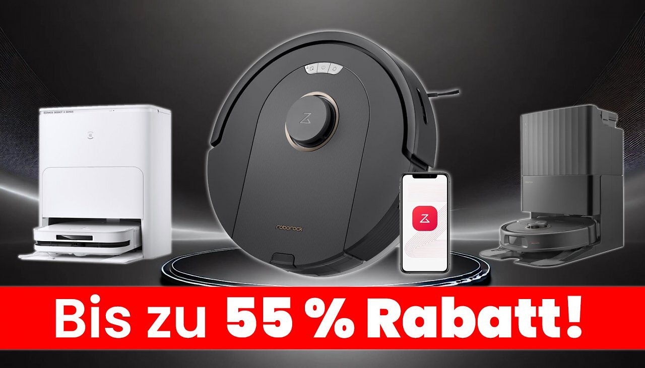 [15/01/2025] Amazon räumt die Lager: Bis zu 55 % Rabatt auf Saugroboter – Roborock, Dreame & mehr
