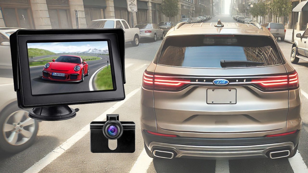 Einparkhilfe nachrüsten: Rückfahrkamera mit Monitor kostet keine 30€ - Piepser-Deal gilt nur kurz