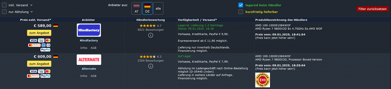 [09/01/2025] Geizhals