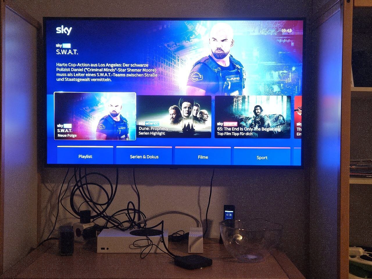 [17/01/2025] Startseite von Sky Stream