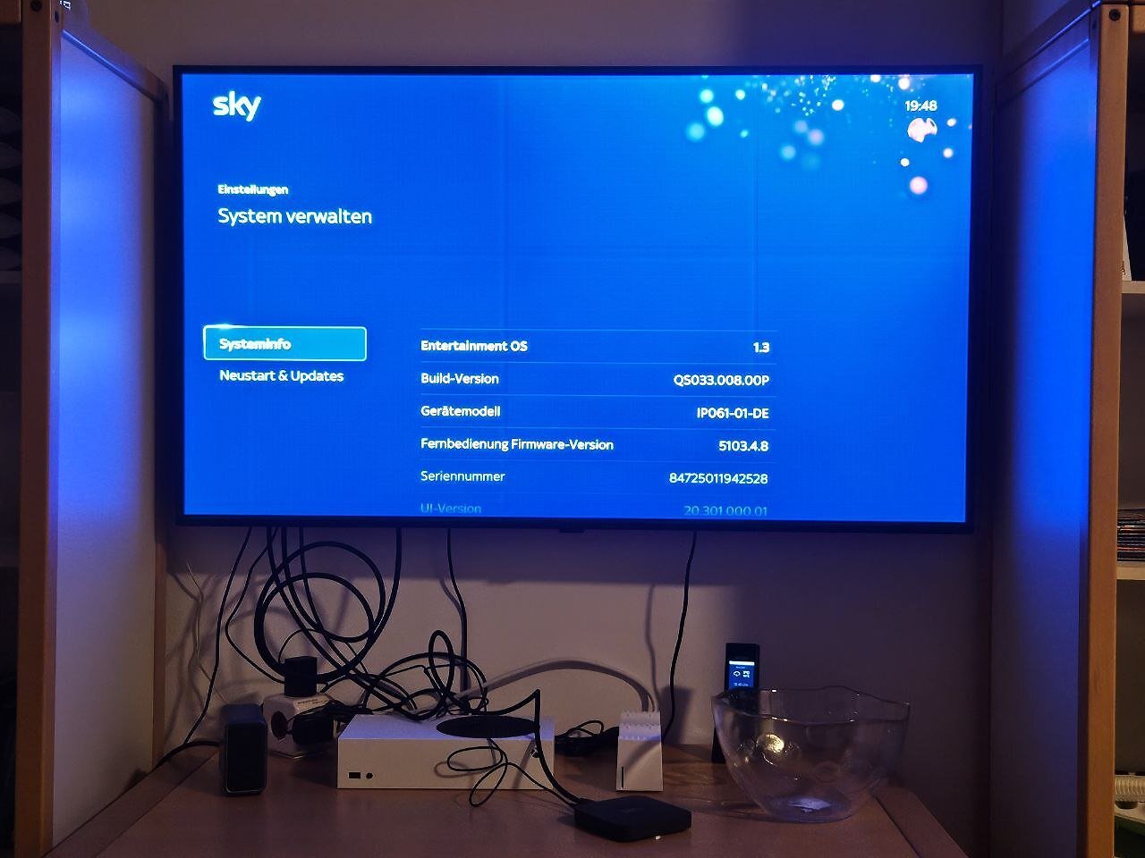 [17/01/2025] Sky Stream: Getestete Systemversion
