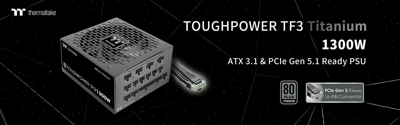 [17/01/2025] Thermaltake Toughpower TF3: Netzteil mit 1300 Watt für RTX 5090 und Co. (1)