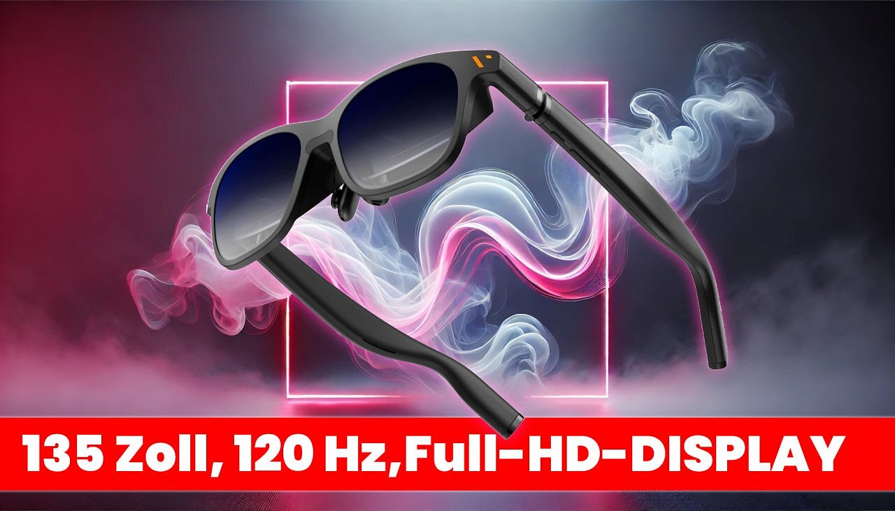 [10/01/2025] Der Monitor bleibt aus: Viture Pro AR-Brille bringt Gaming überallhin - 120Hz, 135 Zoll, Full-HD-Display