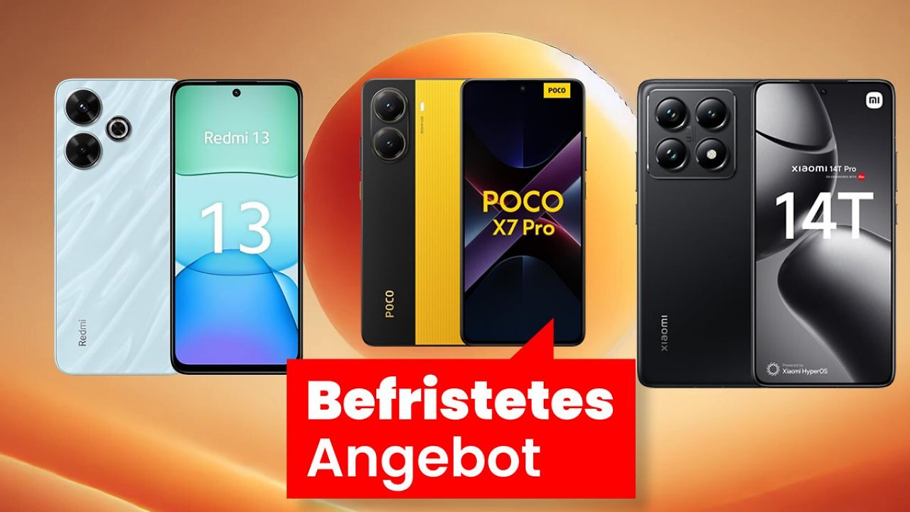 Amazon schmeißt Xiaomi raus: Smartphones jetzt im Sonderangebot - u. a. 6,8 Zoll & 108MP für 149,90€