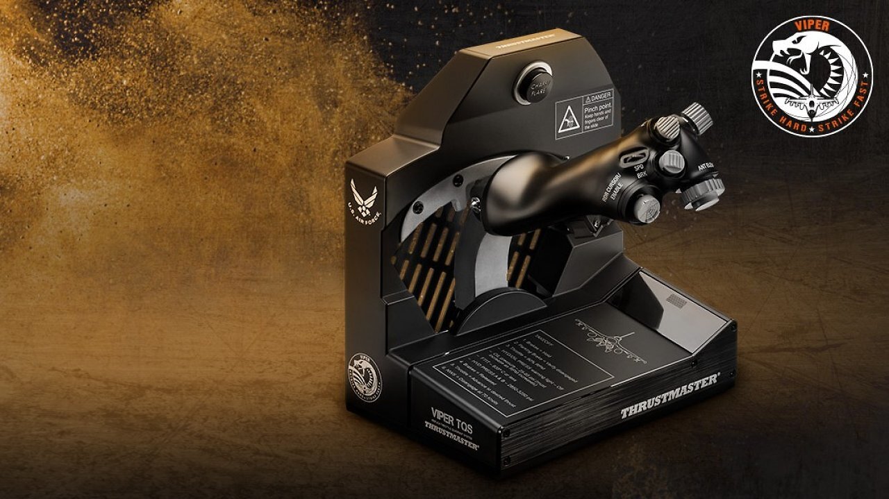 [24/01/2025] Mit U.S. Air Force Lizenz: 42 % Rabatt auf Thrustmaster Viper TQS für PC – Realismus pur