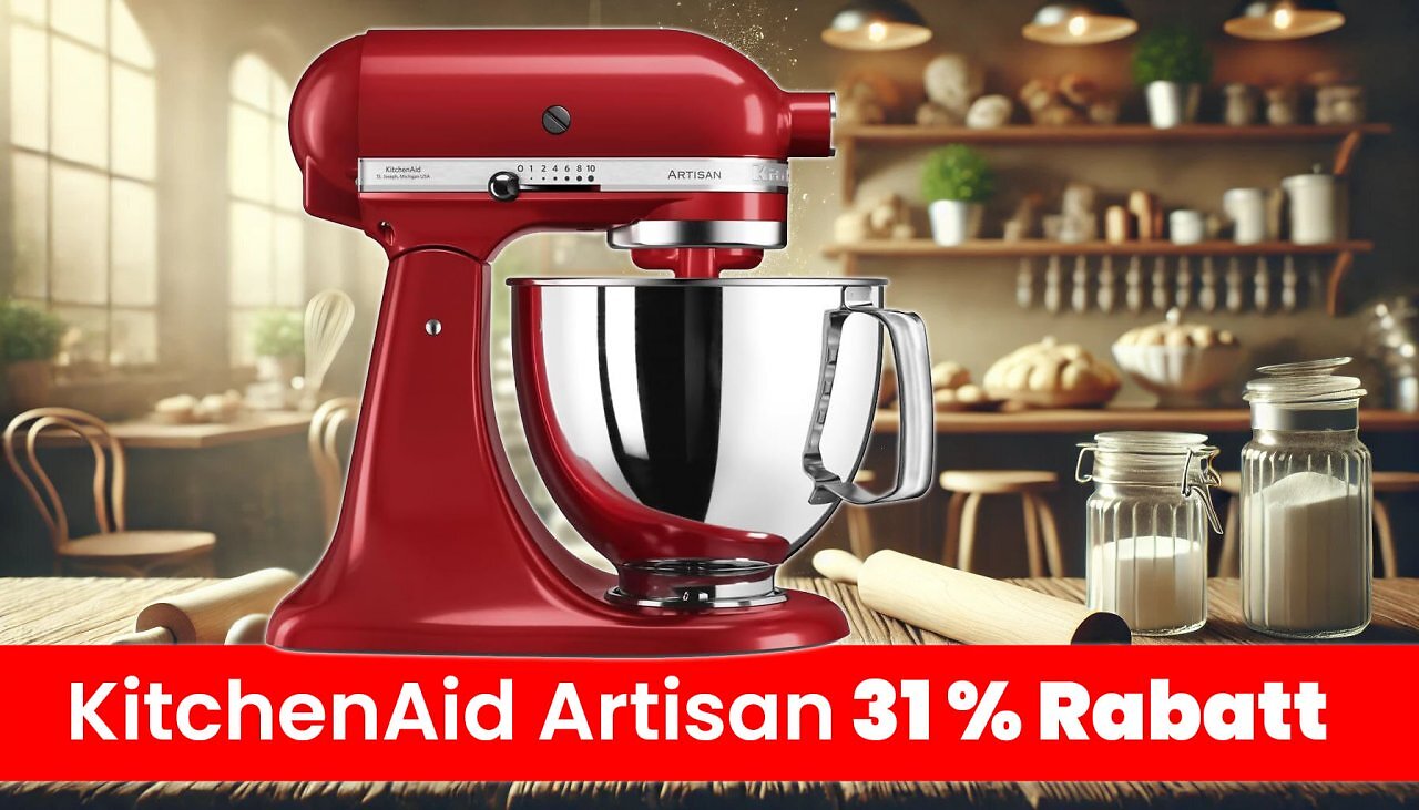 [13/01/2025] Jetzt aber schnell: KitchenAid Artisan fast 200 € günstiger - Küchenmaschine mit 31 % Rabatt