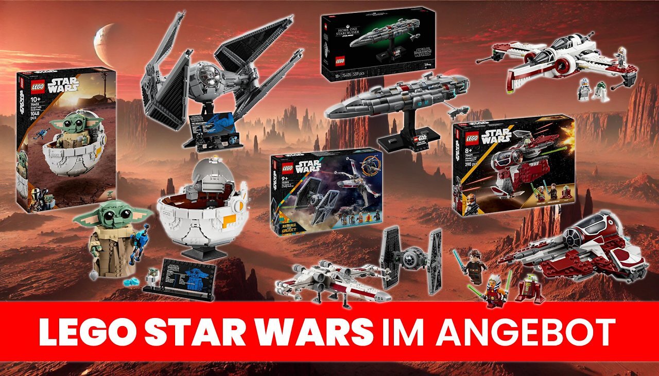 [13/01/2025] Rebellion gegen hohe Preise: Lego Star Wars im Angebot – neue Sets & Klassiker reduziert