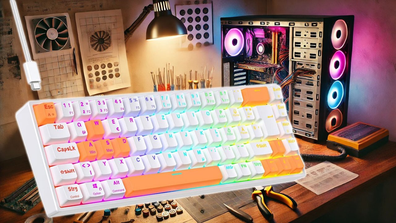 [21/01/2025] Deal skurril: Kompakte Gaming-Tastatur für unter 27 Euro bietet wechselbare Schalter