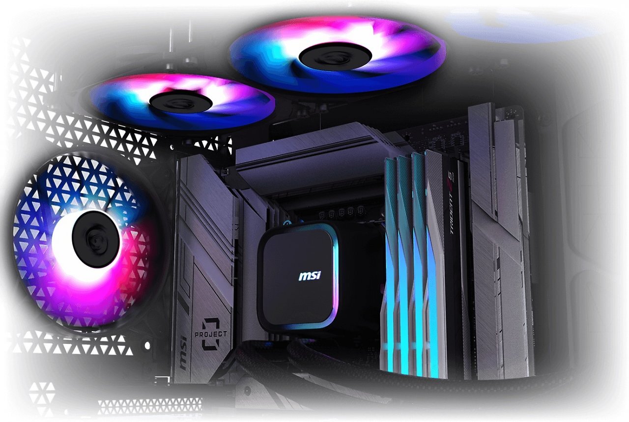 [10/01/2025] MSI zeigt Prototyp einer AiO-Wasserkühlung mit Kammer für Actionfigur