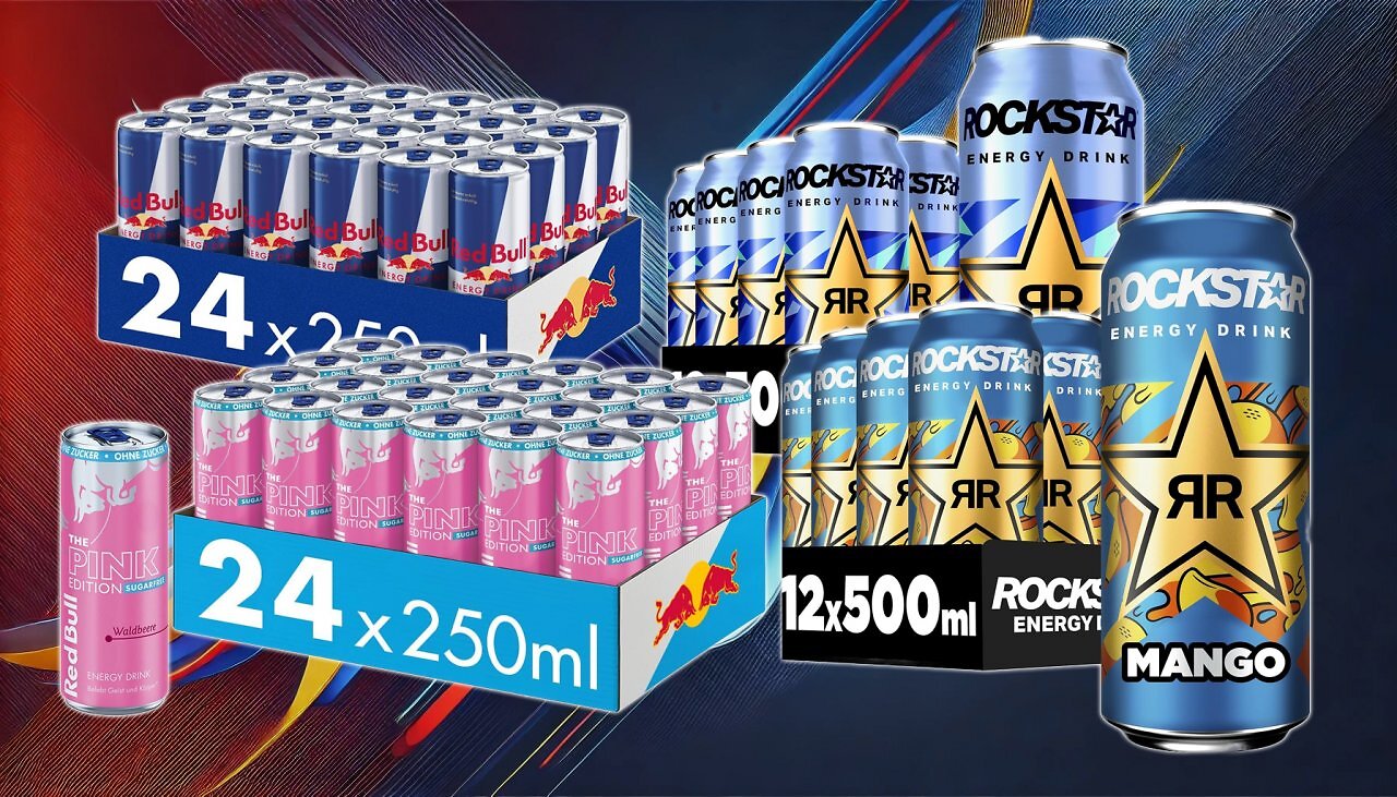[22/01/2025] Eine Dose für 1,05 Euro: Amazon haut Red Bull mit 24 % Rabatt raus - Pink Edition auch dabei