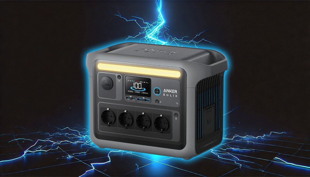 [26/02/2025] 550 Euro Rabatt auf Powerstation: Anker Solix C1000 - 1 kWh Kapazität, 1800W Leistung, in 58 Min. voll geladen
