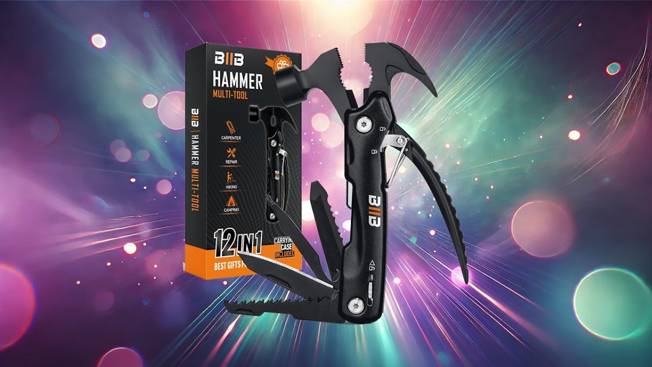 [12/02/2025] BIIB Geschenke für Männer, 12 in 1 Multitool Männergeschenke Gadgets für Männer Geschenke für Papa, Geburtstagsgeschenk für Männer, Geschenk für Ihn Sie, Camping Zubehör, Vatertagsgeschenk Amazon Angebot