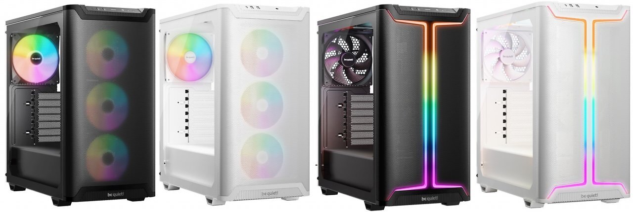 [26/02/2025] Be Quiet Pure Base 501 LX/DX: Neue Gehäuse mit RGB- und Airflow-Fokus