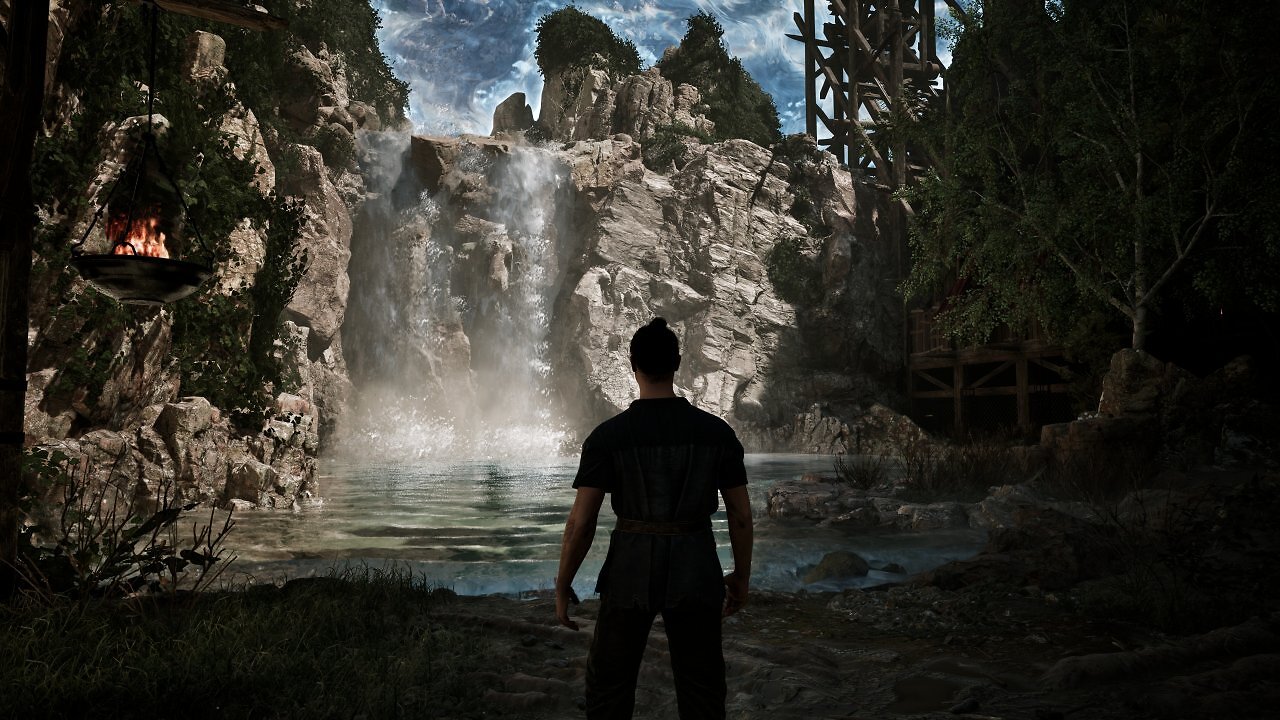 [20/02/2025] Das Gothic Remake zeigt in der Demo einige fortschrittliche Effekte der Unreal Engine 5. Hier beispielsweise die dynamische Wellensimulation. Die Spiegelungen werden zudem mit Lumen-Raytracing bedacht.Wir vermuten zudem, dass beim Nutzen des Cinematic-Presets Hardware-Lumen genutzt wird. Die Unreal Engine 5.4 hat bezüglich Hardware-Raytracing und Lumen im Generellen umfangreiche Optimierungen erhalten. Wir haben diesbezüglich beim Entwickler nachgehakt. Sobald wir Neues erfahren, lassen wir Sie es wissen!