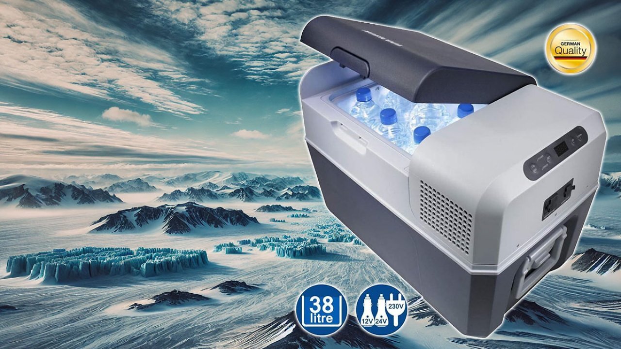 [14/02/2025] Kostete Weihnachten 80 € mehr: Gut bewertete Kompressor Kühlbox für 12/24 und 230 Volt