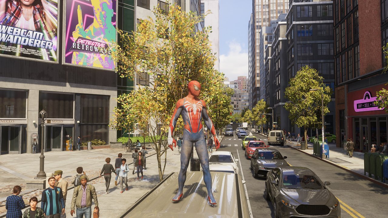 Spider-Man 2 - Detailvergleich Raytracing 2, 4K DLAA nativ, RR - Raytracing Ultimativ