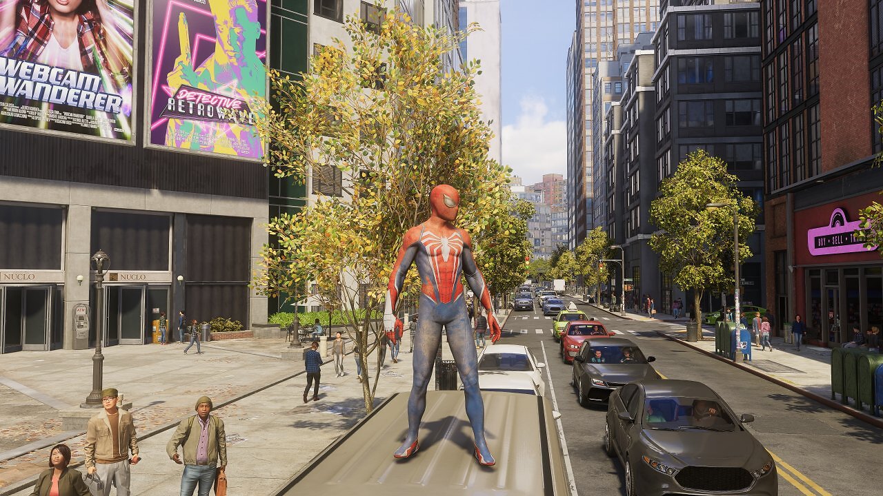 Spider-Man 2 - Detailvergleich Raytracing 2, 4K DLAA nativ, RR - Raytracing Aus