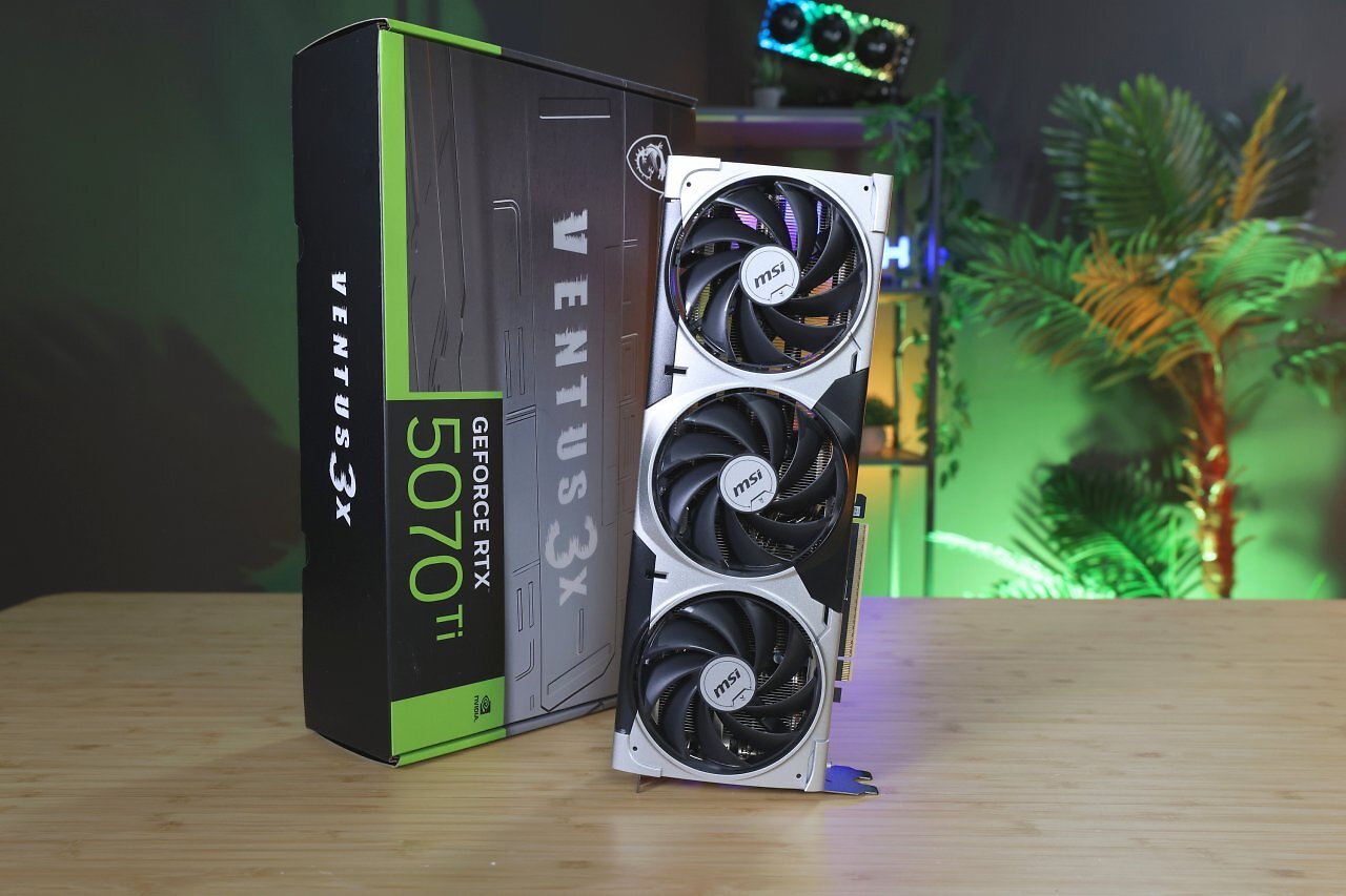[14/02/2025] Unsere Testkarte aus dem Hause MSI: Geforce RTX 5070 Ti Ventus 3x