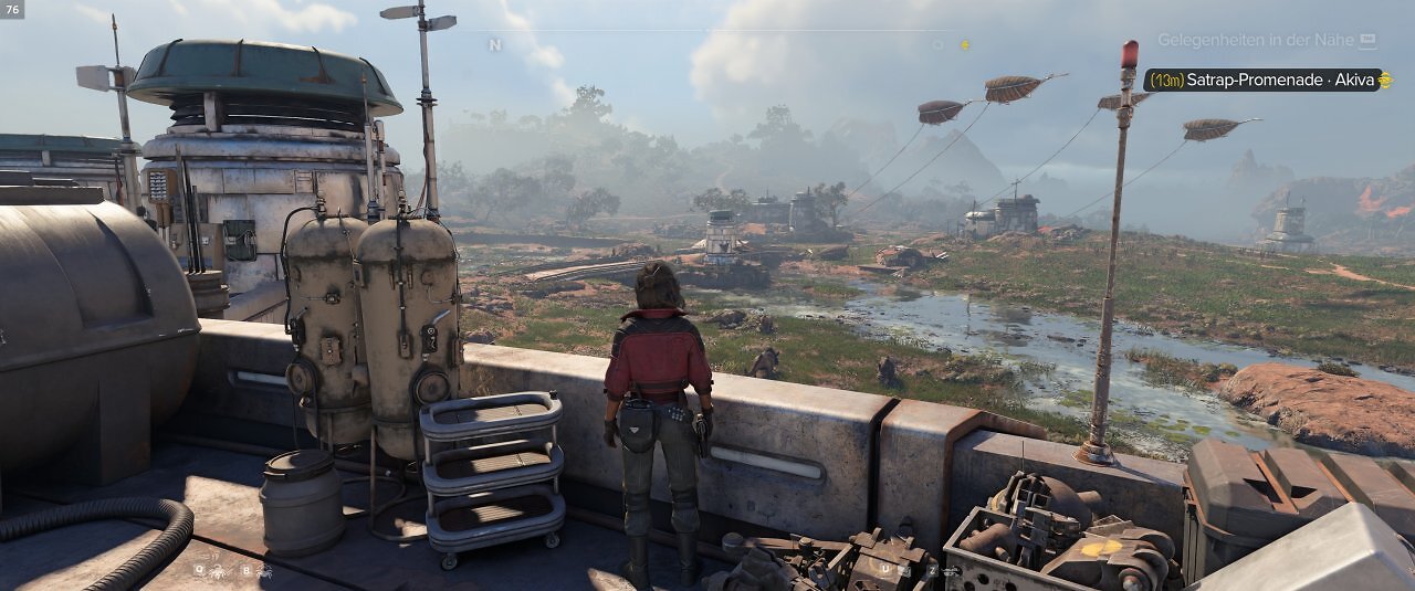 [14/02/2025] TausendWatt: Star Wars Outlaws mit dem DLSS-4-Update @3440x1440 @alles auf Anschlag (Objektdetails, und Sichtweite auch) @ DLSS B + FG. DLSS4 kann hier auch überzeugen. Ist knackscharf und sieht mit Balanced mindestens genauso gut aus wie mit Quality vormals, allerdings ist es in Bewegung deutlich schärfer&nbsp; (2)