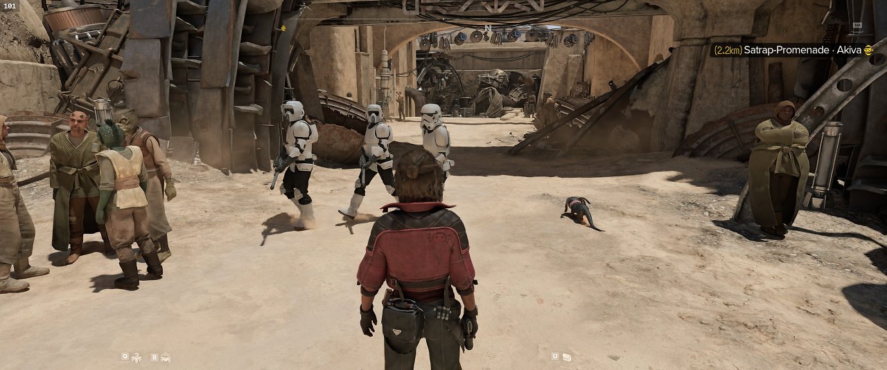 [14/02/2025] TausendWatt: Star Wars Outlaws mit dem DLSS-4-Update @3440x1440 @alles auf Anschlag (Objektdetails, und Sichtweite auch) @ DLSS B + FG. DLSS4 kann hier auch überzeugen. Ist knackscharf und sieht mit Balanced mindestens genauso gut aus wie mit Quality vormals, allerdings ist es in Bewegung deutlich schärfer&nbsp; (4)