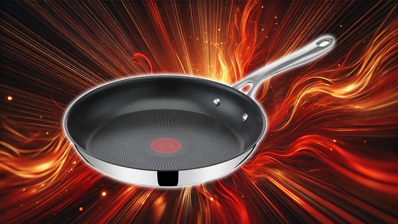 [07/02/2025] Tefal Jamie Oliver Cook's Direct On Bratpfanne 28 cm, Antihaft, Induktionstauglich, Backofenfest, Edelstahl, Genieteter Griff, E3040644 Amazon Angebot