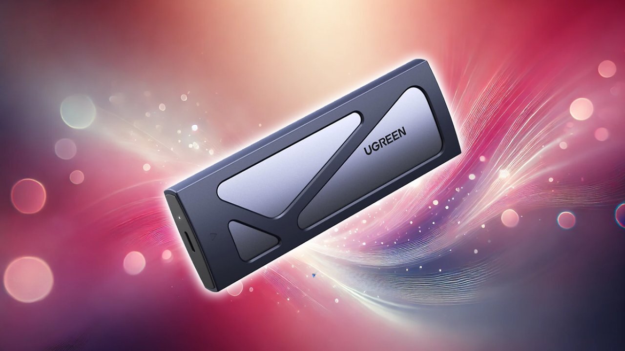 [21/02/2025] UGREEN NVMe M.2 USB 3.2 SSD Gehäuse-Adapter mit Kühlkissen 10 Gbps für NVMe PCIe M-Key/M+B Key in 2230/2242/2260/2280 mit USB CC und AC Kabel Werkzeuglos Amazon Angebot
