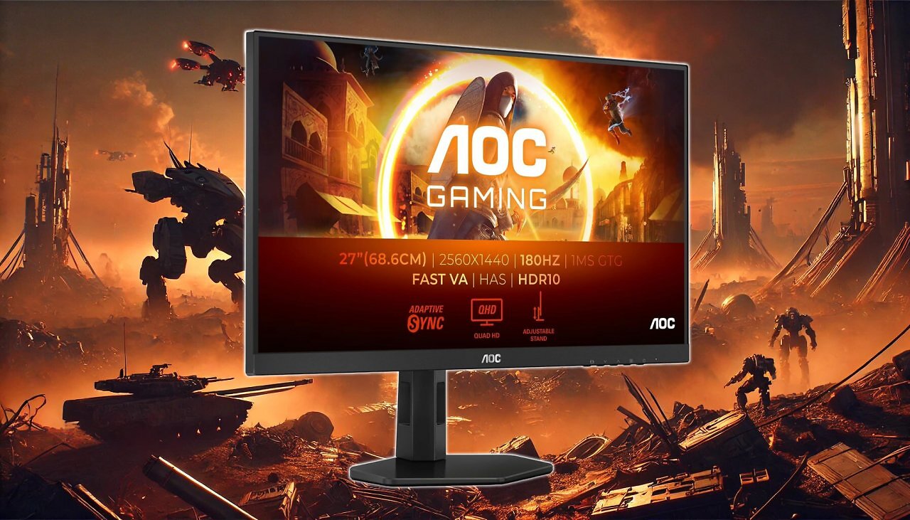 [04/02/2025] Deal: 27-Zoll-Gaming-Monitor mit 1440p-Auflösung und 180 Hz jetzt für 159,90 € im Angebot