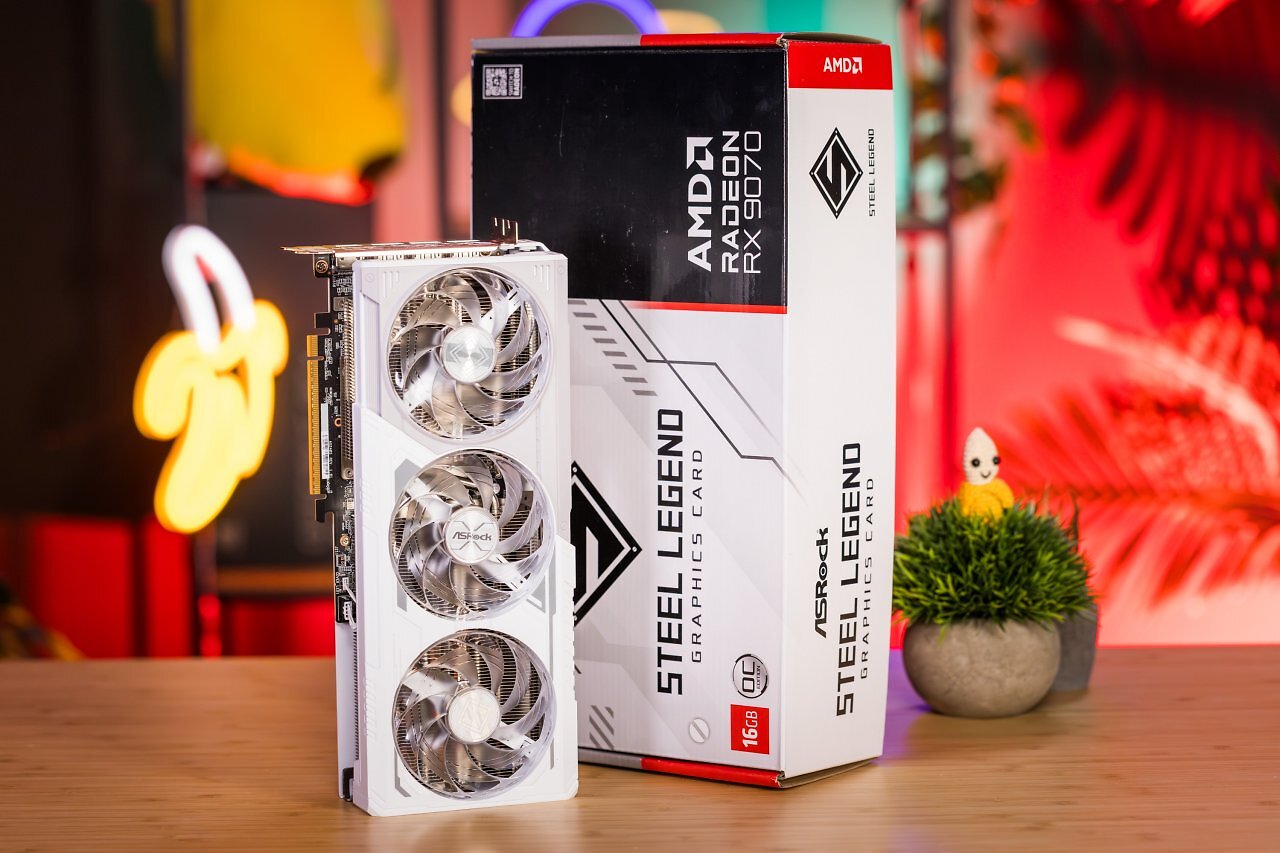 [28/02/2025] Asrock Radeon RX 9070 Steel Legend OC (1)
